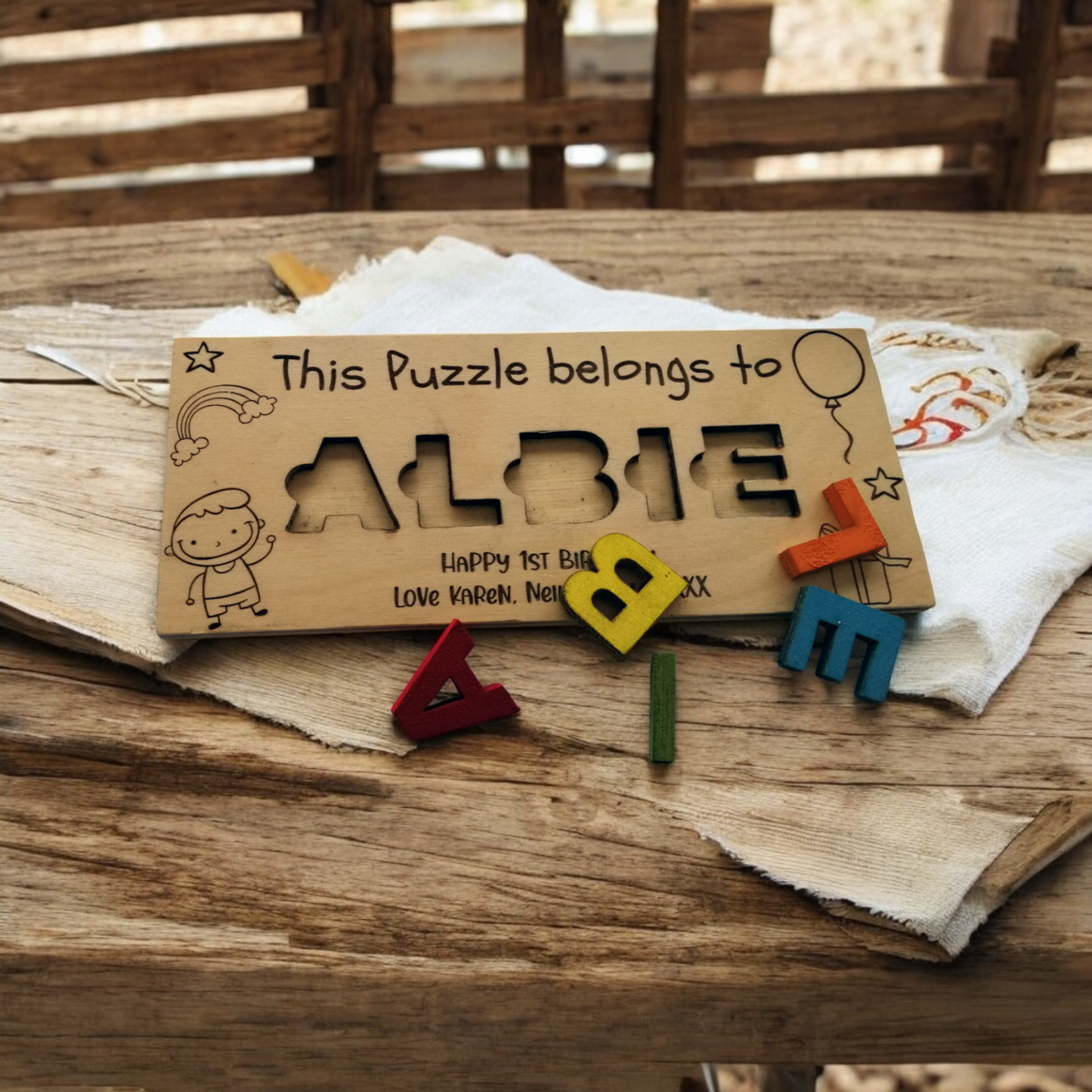 Personalised Wooden Jigsaw