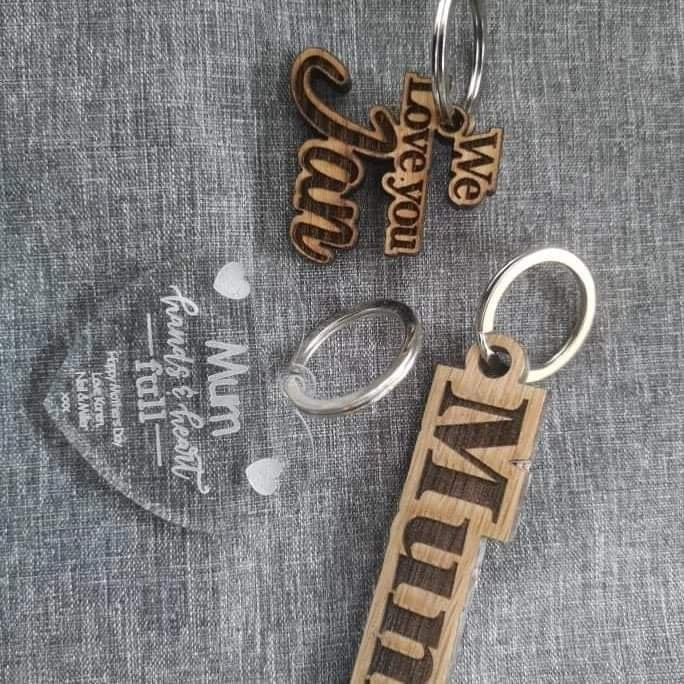 Bespoke Keyrings - Sets of 10