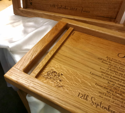 Solid Wood Personalised Trays