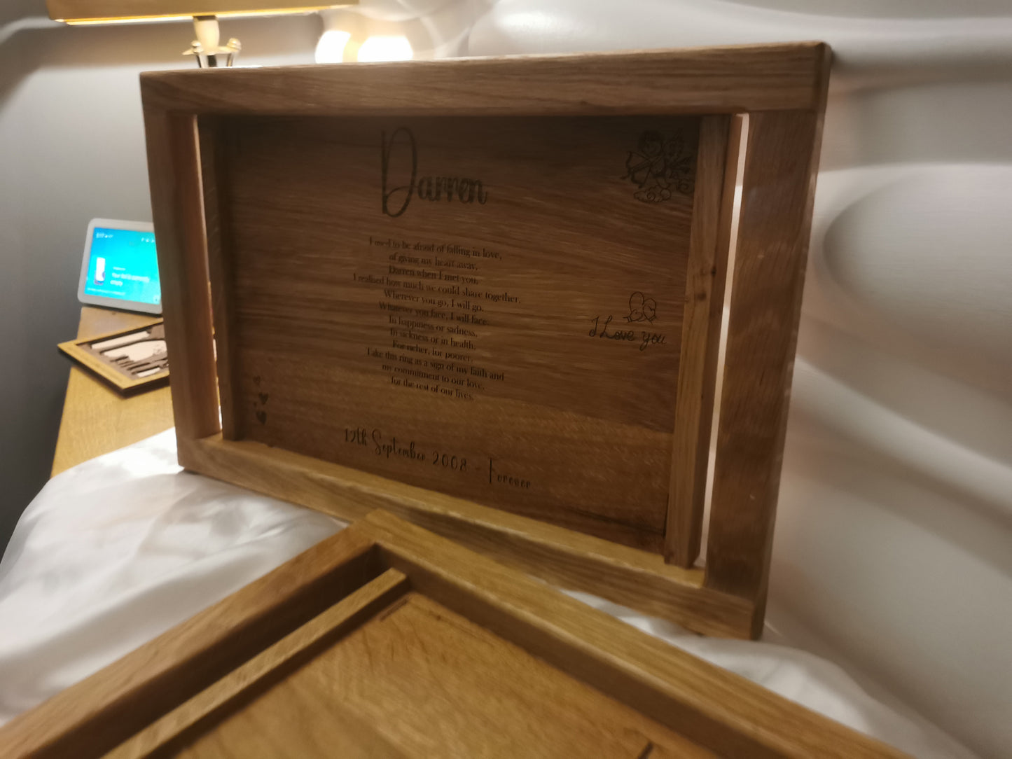 Solid Wood Personalised Trays