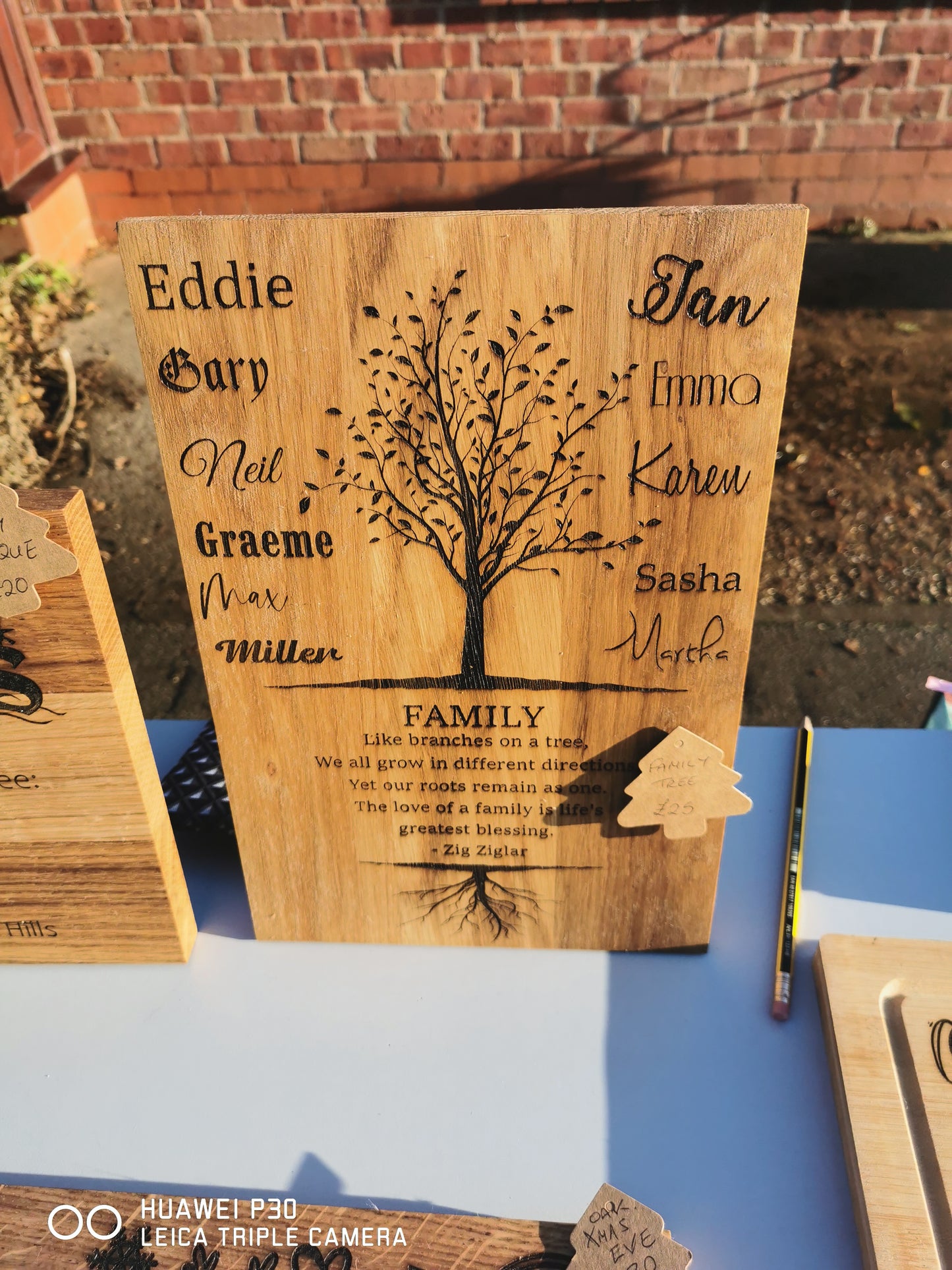 Solid Wood Family Tree