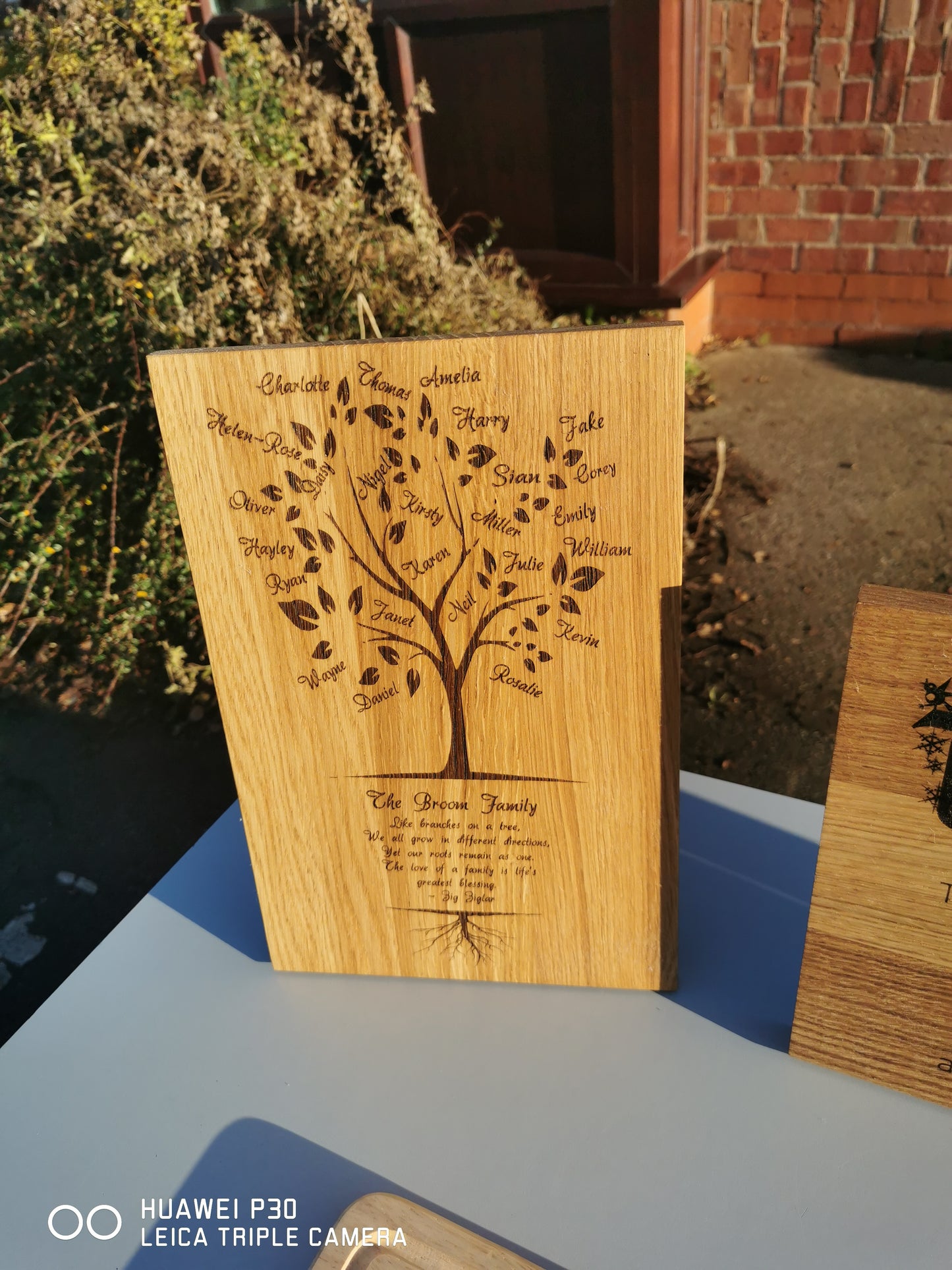 Solid Wood Family Tree