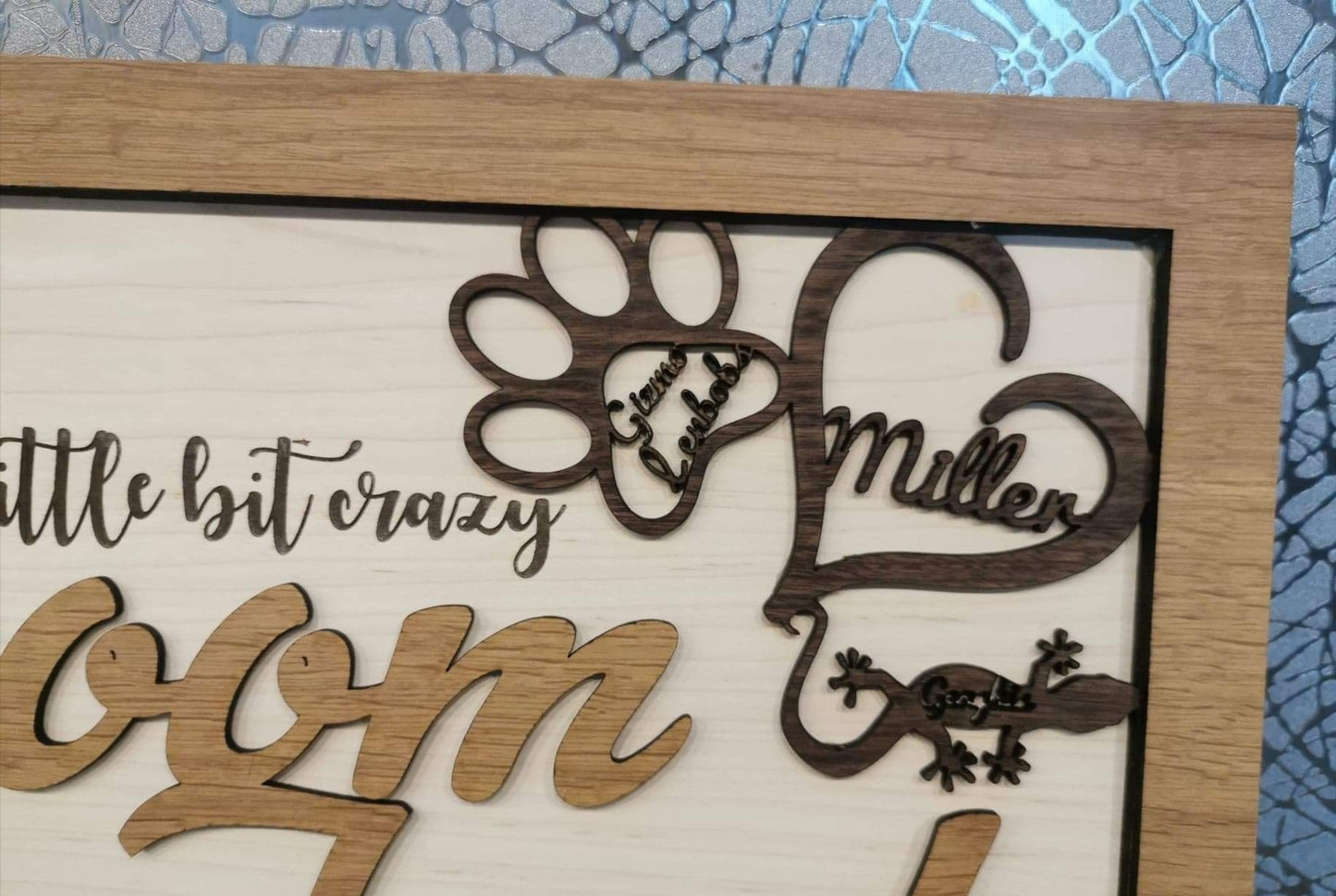 Wooden Layered 'Family' Sign