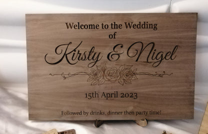 Wedding/Event Signage