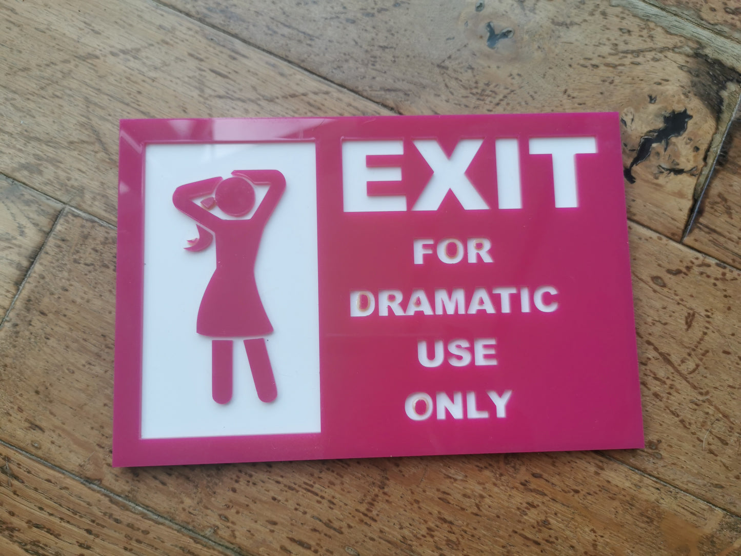 Dramatic Exit Signs