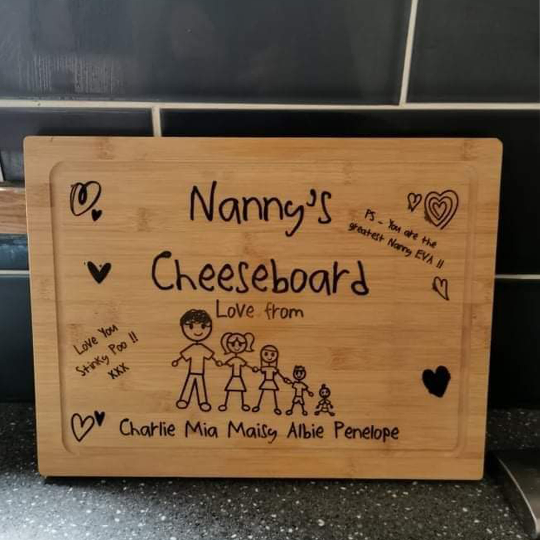 Solid Wood Personalised Chopping Boards