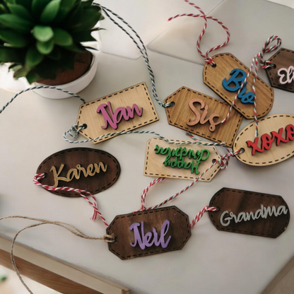 Wooden Gift Tags