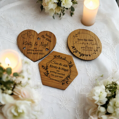 'Save the Date' Coasters - Pack of 10