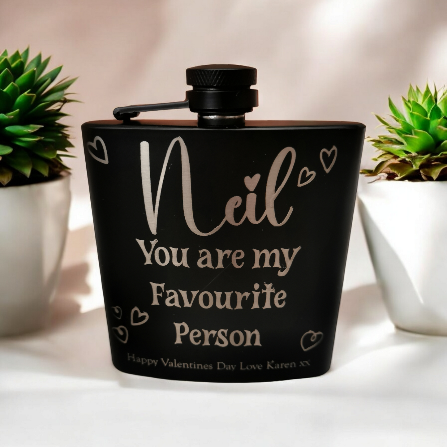 Engraved Flask