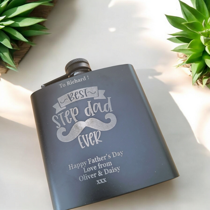 Engraved Flask