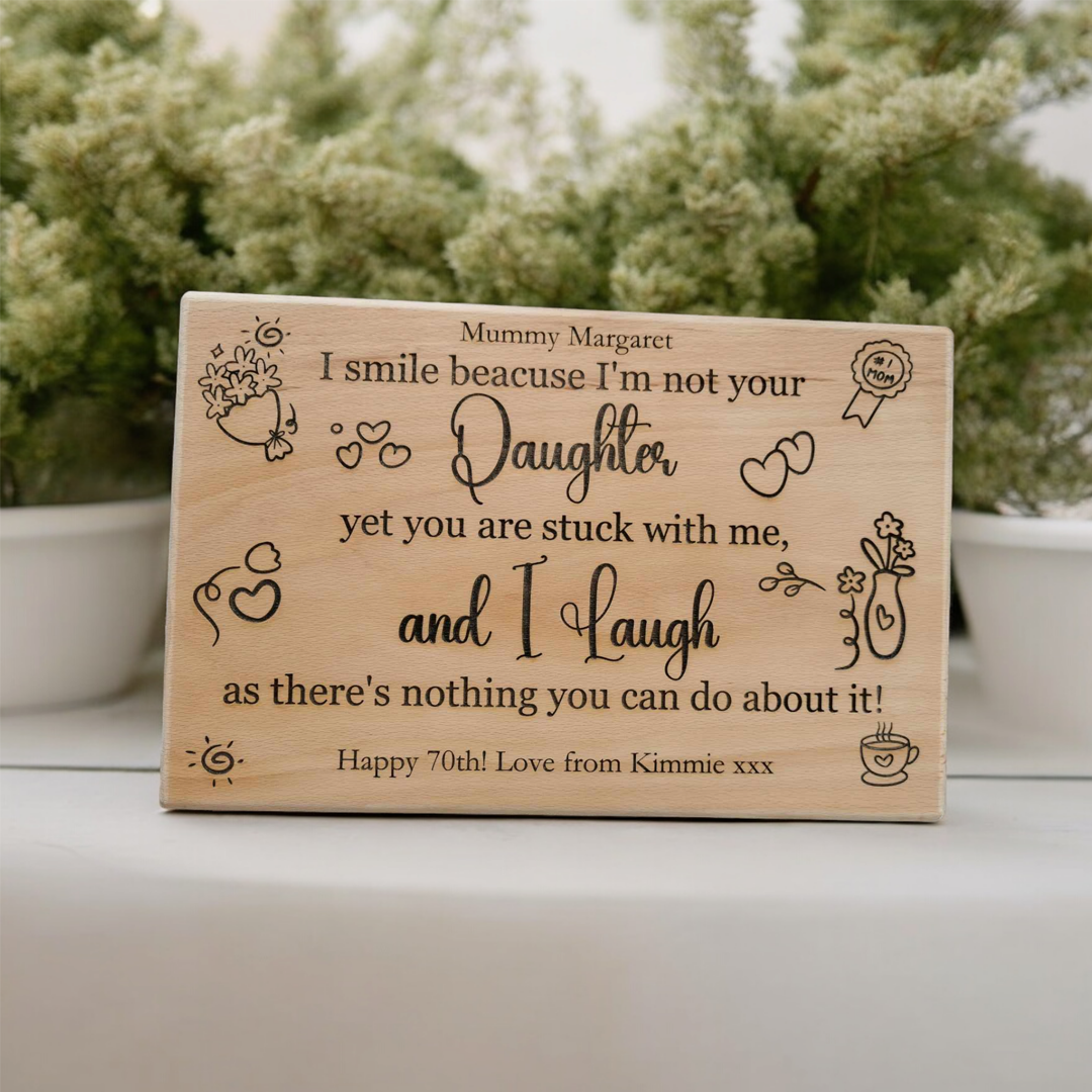 Solid Wood Personalised Chopping Boards